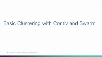 Basic Clustering with Contiv and Swarm