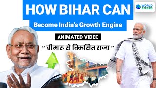 How Bihar Can Become India’s Growth Engine📈 #1 Indian State | World Affairs