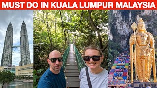 Kuala Lumpur must do activities! Petronas Towers, KL Forest Eco Park, Batu Caves - Malaysia 2024