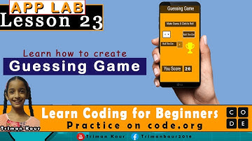 How to create Guessing Game in App Lab | App Lab Lesson 23