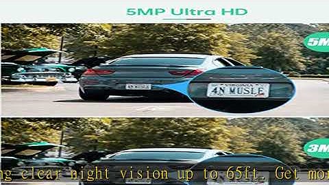 Wireless Security Camera System,Firstrend 5MP Security Camera System Wireless with Audio 4pcs Ultra