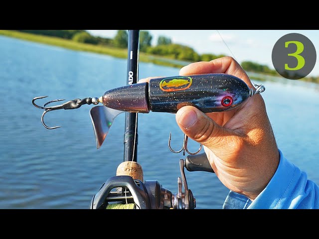 TOPWATER Musky Lure CRUSHED - (America's Biggest Pike Day 3) 