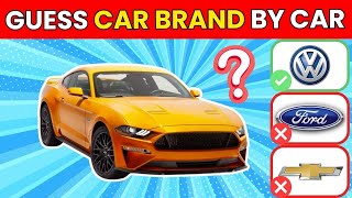 🚘 Ultimate Car Brand Quiz! 🚗 Test Your Knowledge! Guess The Car Brand By Car 🔍