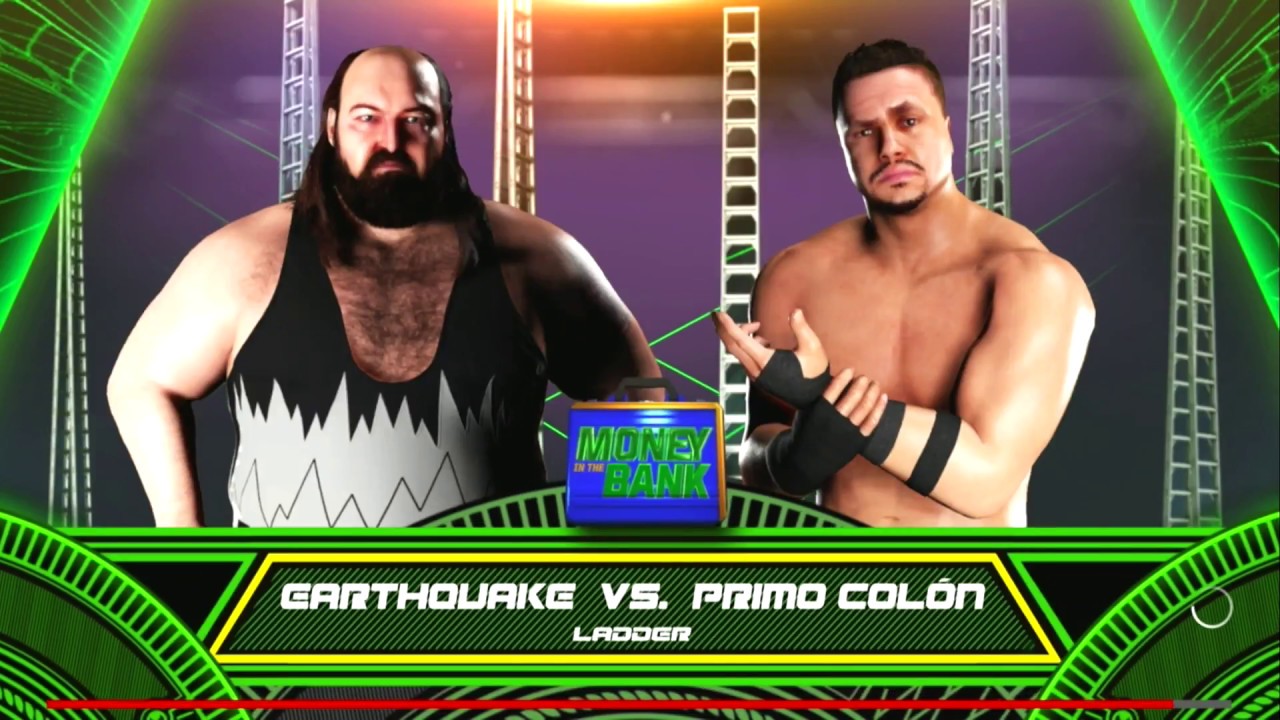 WWE 2K18 Men's Round 2 Match 17 - Earthquake vs Primo Colon - YouTube
