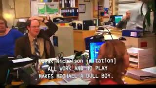 All work and no play makes Michael a dull boy