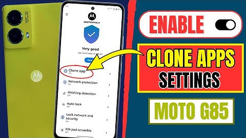 How To Clone Apps In Motorola Moto G85 5G | Create Dual App Settings