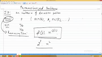 Lec64   Introduction to Parameterized Algorithms   Part 2