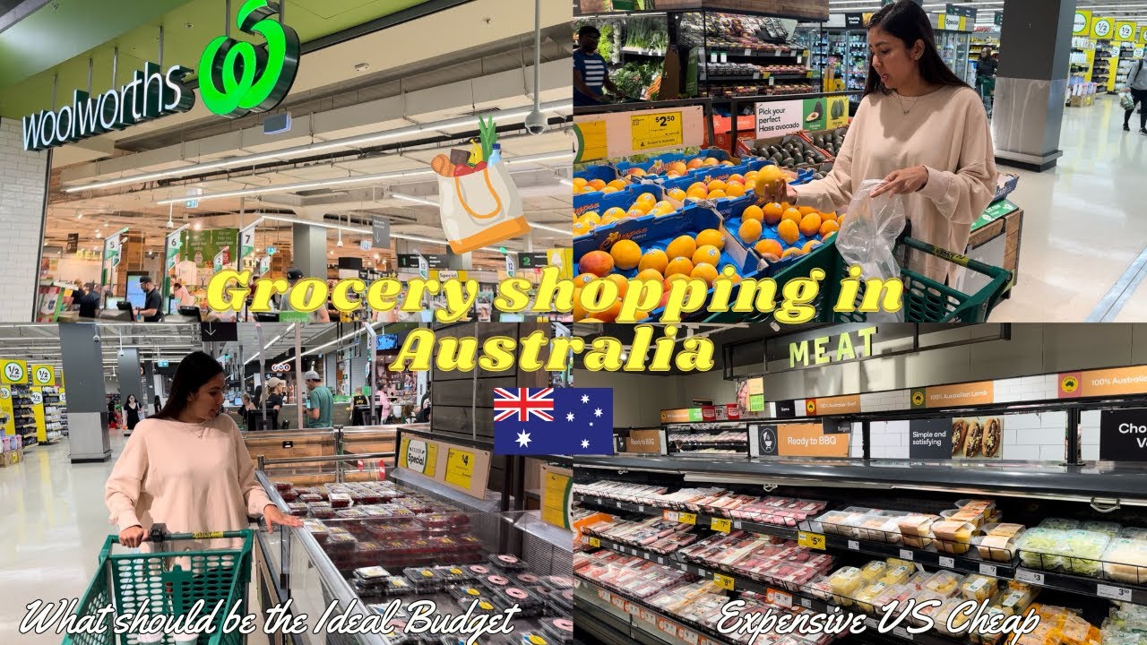 Grocery shopping in Australia🇦🇺  | Tips & Tricks for ideal budgeting | Expensive VS Cheap| Woolies
