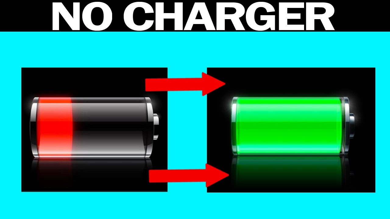 CHARGE ANY iPHONE WITHOUT THE CHARGER (Life Hacks) - YouTube