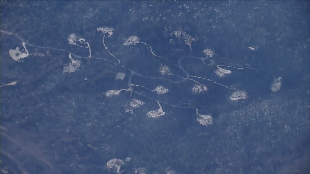 New Arial Footage Shows Multiple Homes Destroyed By The CalWood Fire Near Boulder