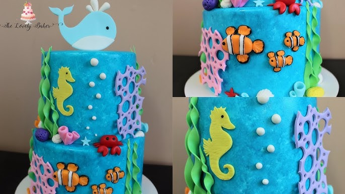 Ocean Themed Cake - Youtube