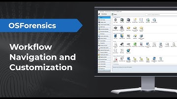 Workflow Navigation and Customization in OSForensics