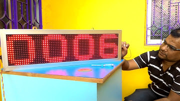 Counter using DOT matrix display