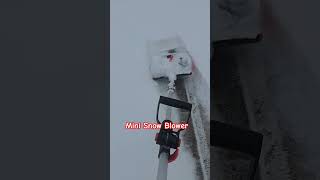 VOLTASK MINI SNOW BLOWER POWERFUL AND EASY TO HANDLE #shorts #minisnowmachine #snowblower #powerful