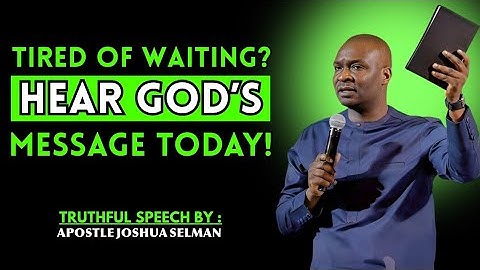 God’s Delay Is Not Denial | A Powerful Message by Apostle Joshua Selman