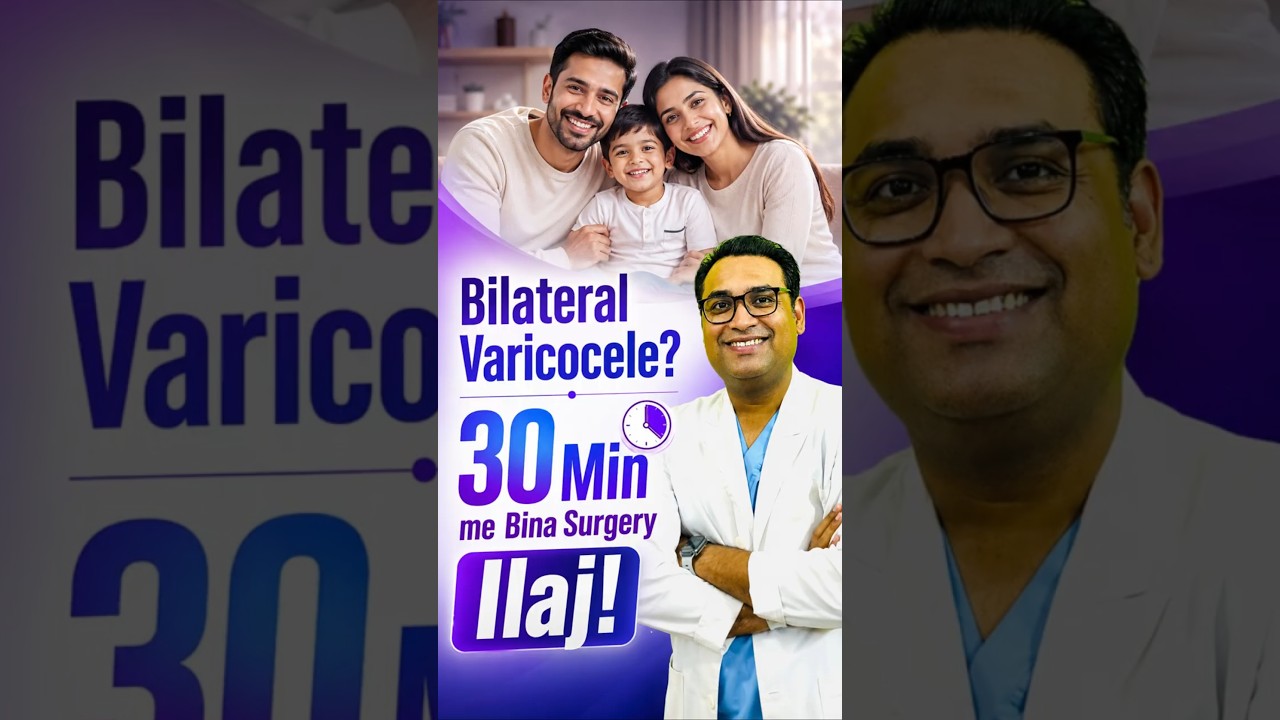 Bilateral Varicocele Kya Hota Hai Aur Iska Best Ilaj Kya Hai? | Dr. Gaurav Chauhan