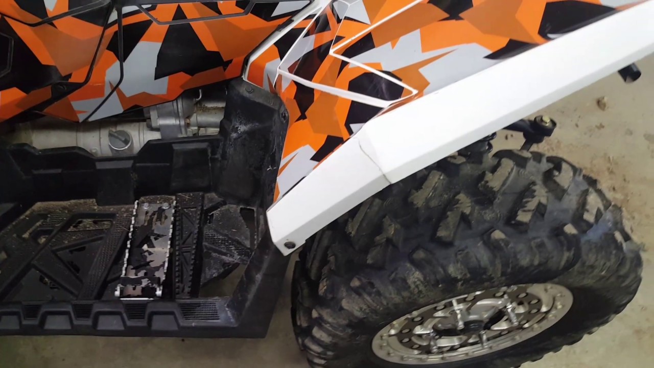Quick, Cheap and EASY way to repair ATV Plastics! YouTube