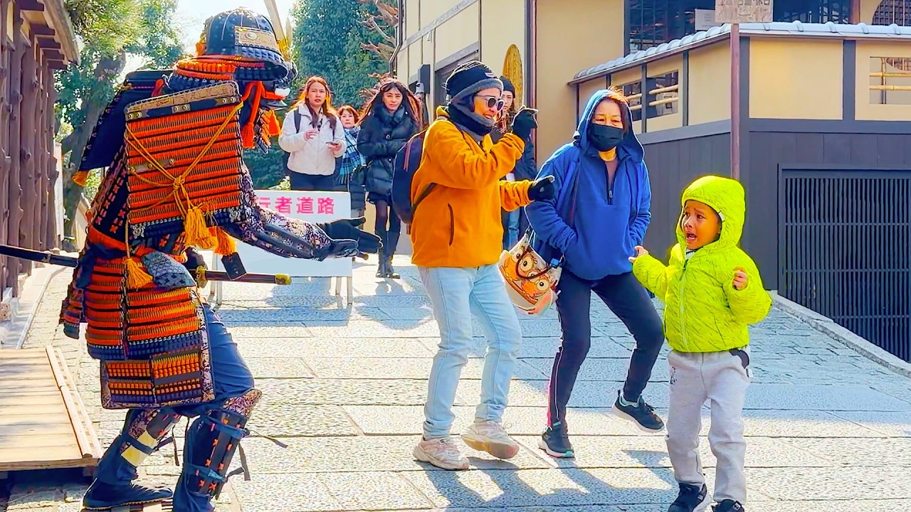 A Child Panics 😱 When the Samurai Moves | Kyoto Prank🇯🇵 #142