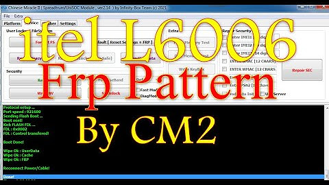 itel L6006 frp Pattern remove cm2