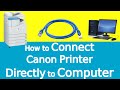 How to Connect Canon Copier Printer IR3300 or Xerox Machine Directly to PC Computer Laptop using LAN