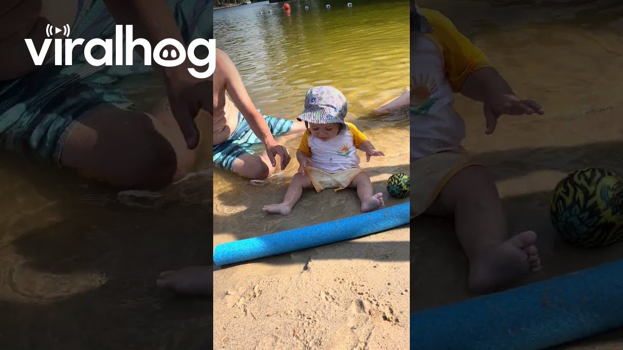 Mean Parents Stop Son From Eating Beach Sand || ViralHog