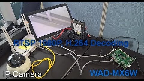 RTSP Client demo using WAD-MX6 board(i.MX6, WEC 2013, Directshow)