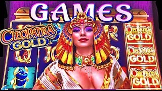 CLEOPATRA GOLD slot machine BONUS WINS! screenshot 5