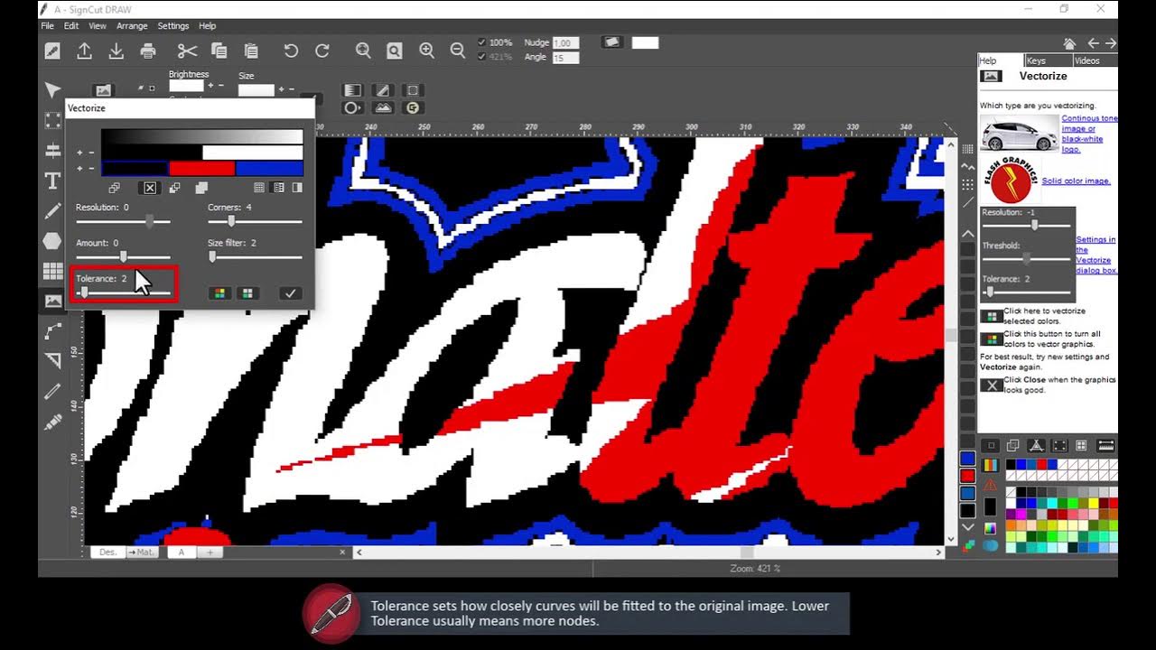 Vectorize. Trace vector. Vectorised. Vectorize. Vectorize.