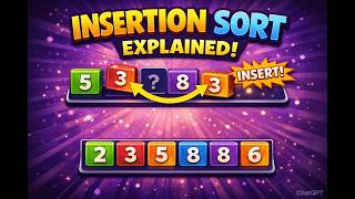 Insertion Sort Algorithm | Time & Space Complexity