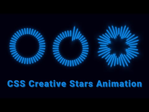 CSS Creative Stars Animation | CSS Particles | #DeveloperHub