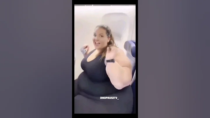 Fat Woman in Airplane 🤣 #shorts #fatwoman #comedy #funny #memes