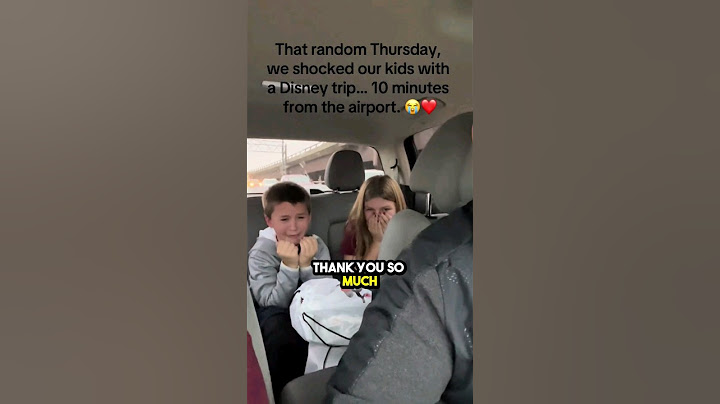 They surprise their kids with Disney Trip 🥺