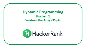 HackerRank Dynamic Programming 2 - Count the Array (35 pts)