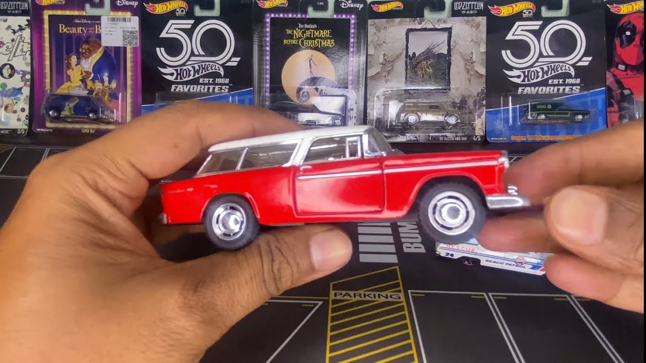 Diecast Duo Review: KINSMART 1955 Chevy Nomad 1/40 & Kinsfun Golf Cart 🚗⛳