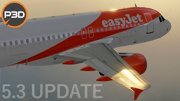 P3Dv5 - First flight with 5.3 Update! Prague - Amsterdam.