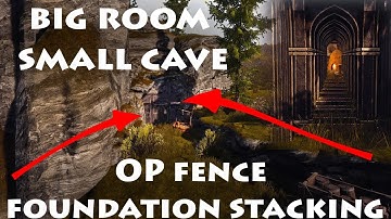 Big Room Small Cave OP Fence Foundation Stacking