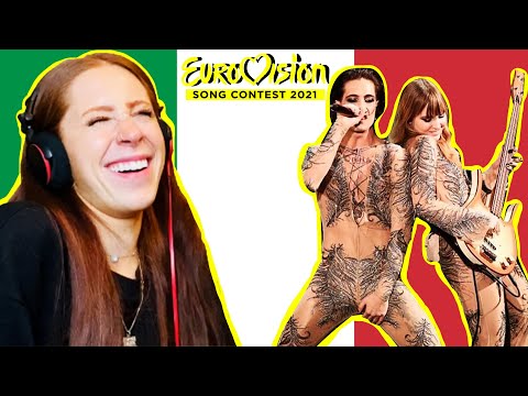 THIS IS AMAZING // REACTING TO ITALY’S SONG FOR EUROVISION 2021 //MANESKIN // ZITTI E BUONI