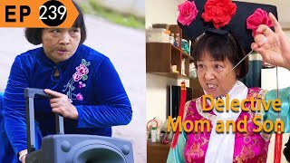 Mom uses a trash can as a megaphone, it's good as a weapon#funny#comedy #funnyvideo #guige