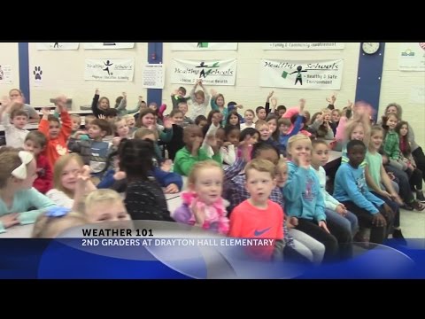 Rob Fowler talks to the 2nd graders at Drayton Hall Elementary School