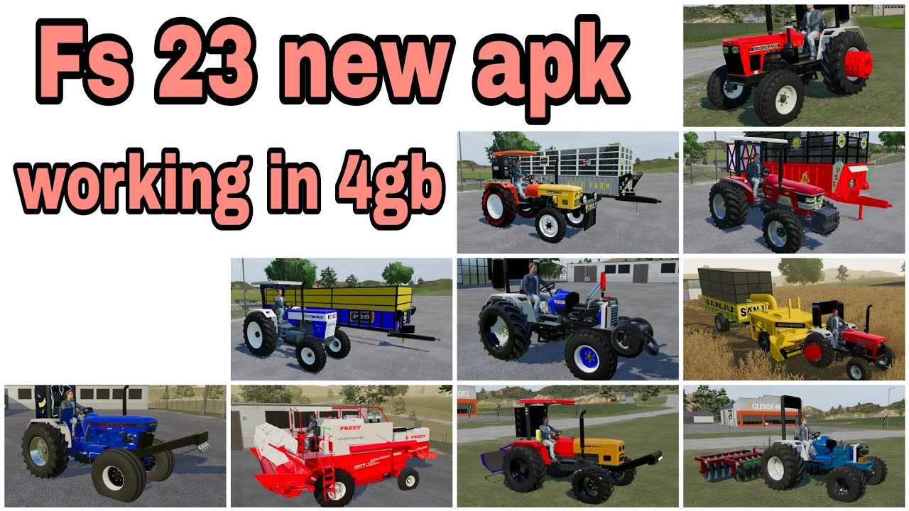 Fs 23 indian tractor modified apk || fs 23 apk || farming simulator 23 indian tractor modified apk