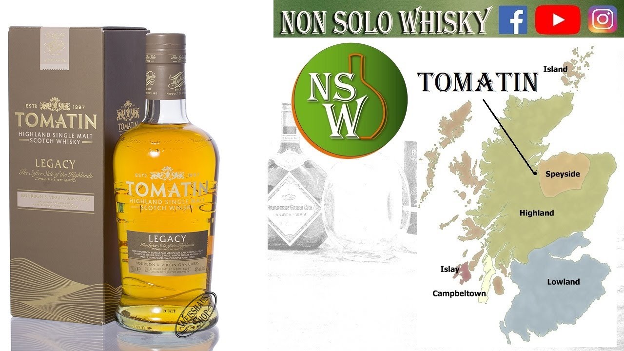 Tomatin Legacy Highland single malt scotch whisky 43% - YouTube