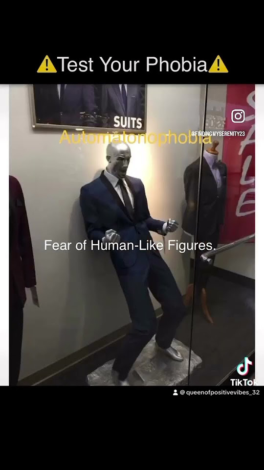 If this causes anxiety you may have Automatonophobia! phobia 