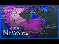 Mild temperatures in Calgary, snow expected in parts of eastern Canada