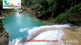 Blue Hole in Ocho Rios Jamaica/ Www.islanddreamtour.com #shorts