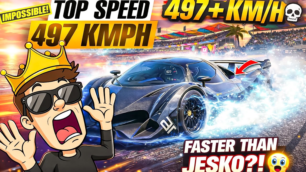 Faster Than Jesko?! 😱 This Car Hits 497+ KM/H | Forza Horizon 5 |