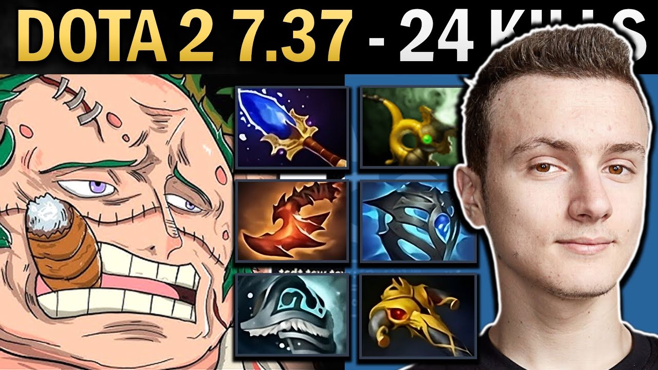 Pudge Gameplay Miracle with 24 Kills and Rattlecage - Dota 2 7.37 - YouTube