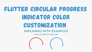 Flutter Circular Progress Indicator Color Customization | Flutter Tutorial 2022 | Free Source Code screenshot 5