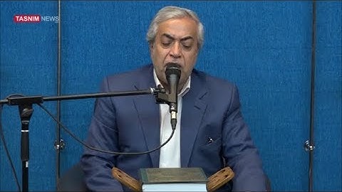 القمر 49-55 والرحمن 1-27 - القارئ محمد حسين سبزعلي