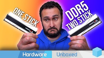Saving Money on DDR5: (1 x 16GB vs. 2 x 16GB) Single Channel vs. Dual Channel