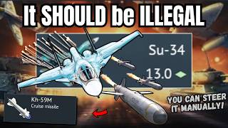 Weather Casually CHEATING in War Thunder without being BANNED🔥(missile that should be ILLEGAL) | KH-59M💀 Camera Feed